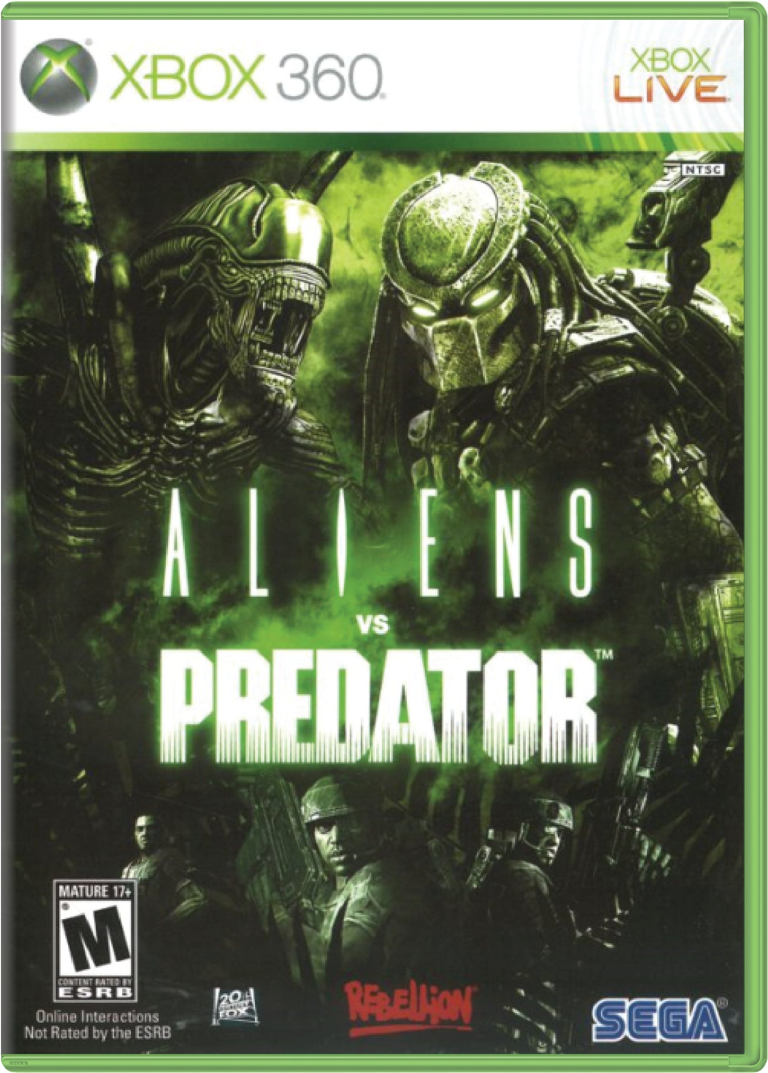 Aliens vs. Predator Cover Art