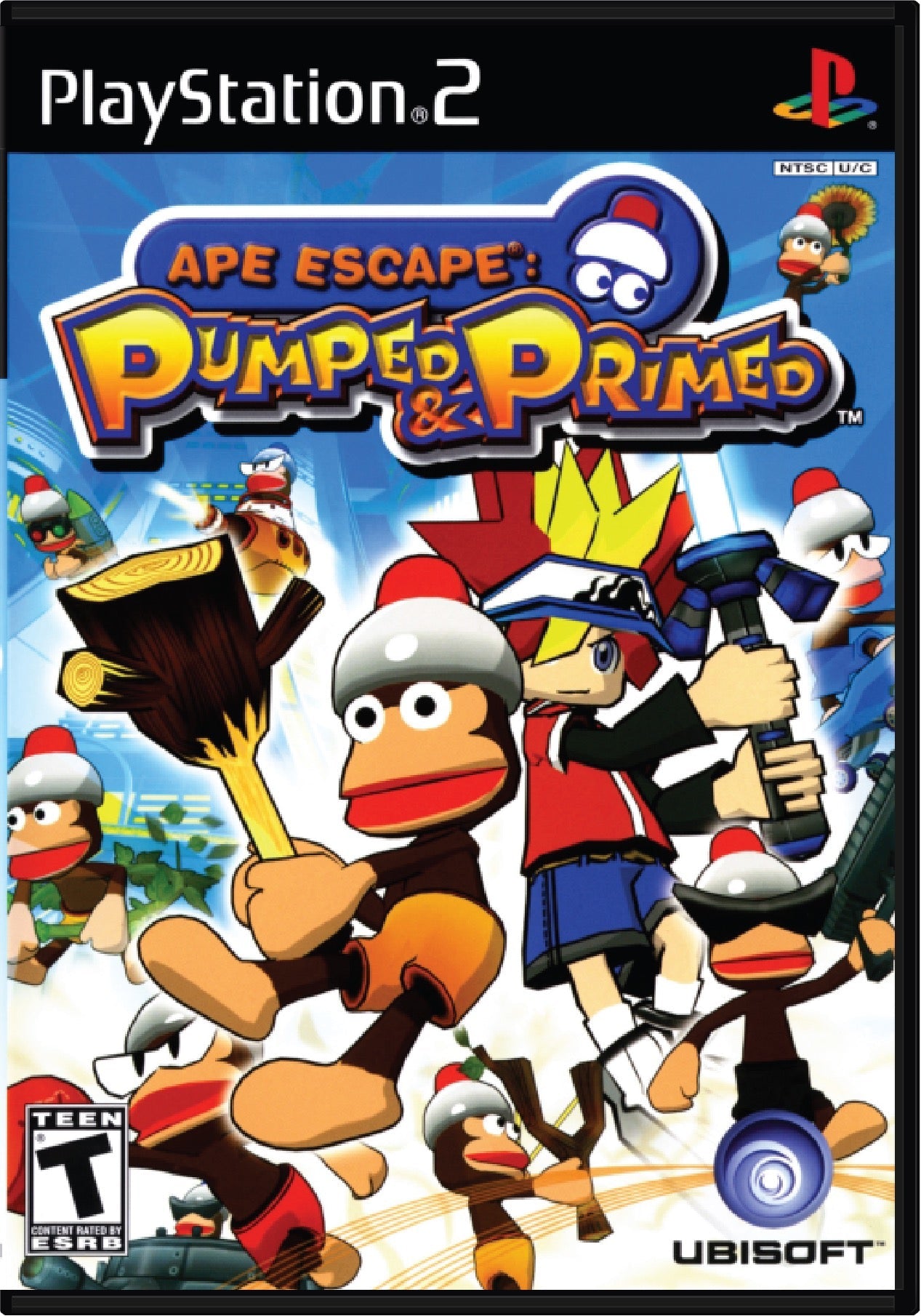 Ape Escape Pumped and Primed Cover Art and Product Photo