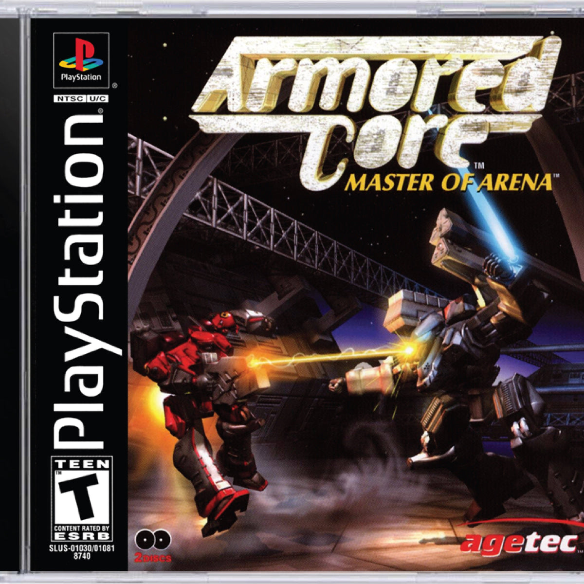 Armored Core Master of Arena - Sony Playstation 1 PS1 PSX - Editorial use  only Stock Photo - Alamy
