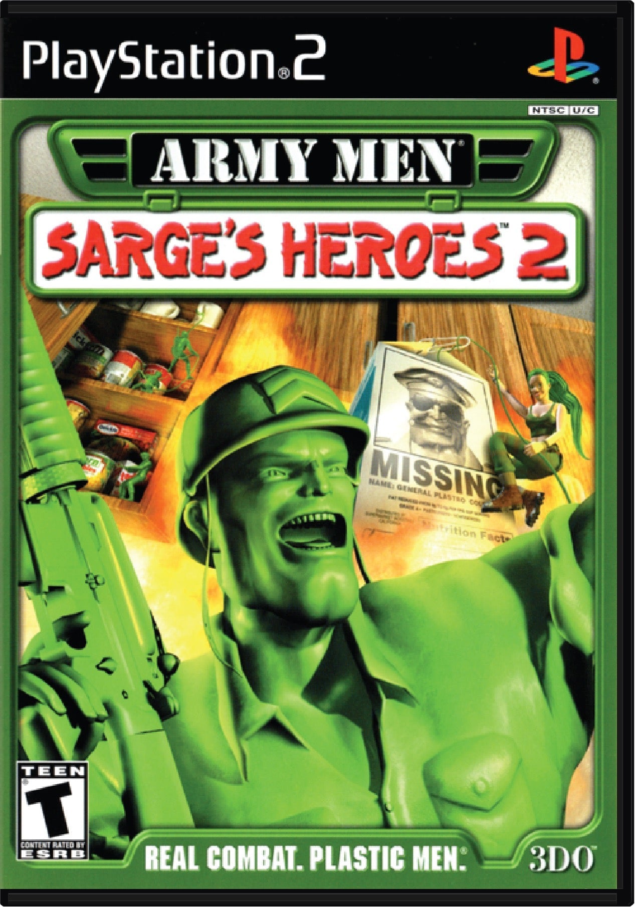 Army Men Sarge's Heroes 2 Cover Art and Product Photo