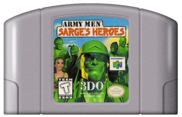 Army Men Sarge's Heroes Cover Art and Product Photo