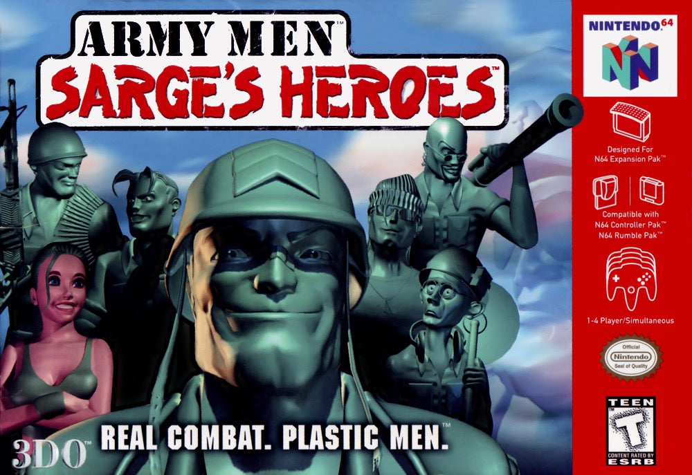 Army Men Sarge's Heroes - Nintendo N64