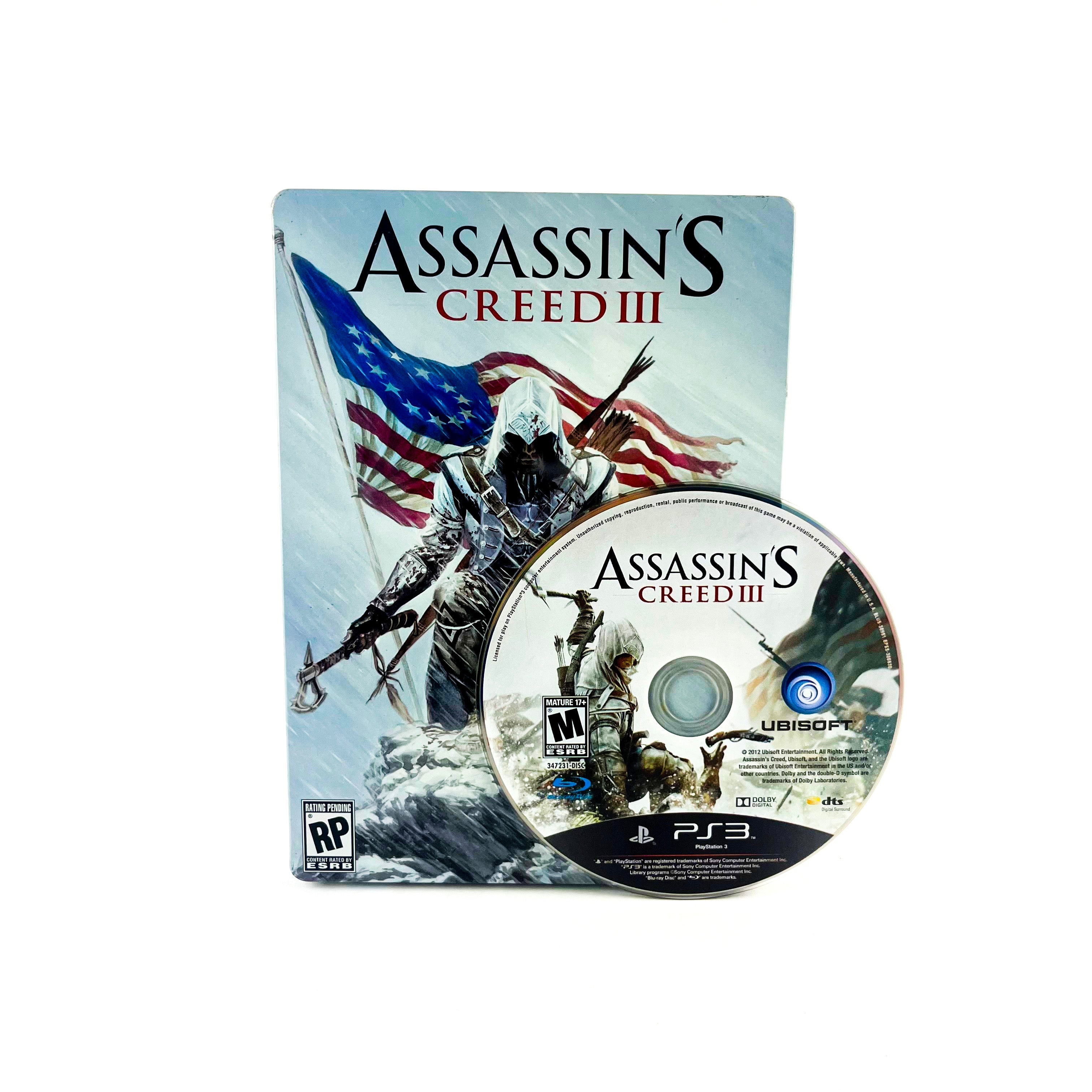 Assassin's Creed III Steelbook Edition Cover Art