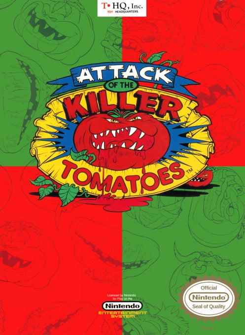 Attack of the Killer Tomatoes - Nintendo NES