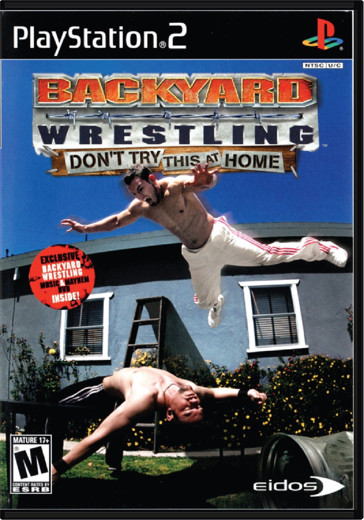 Backyard Wrestling For Sony Playstation 2 Ps2 Tvgc