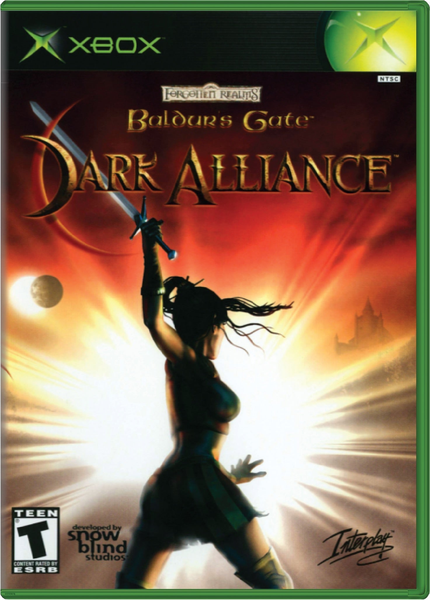 Baldur's Gate Dark Alliance Cover Art