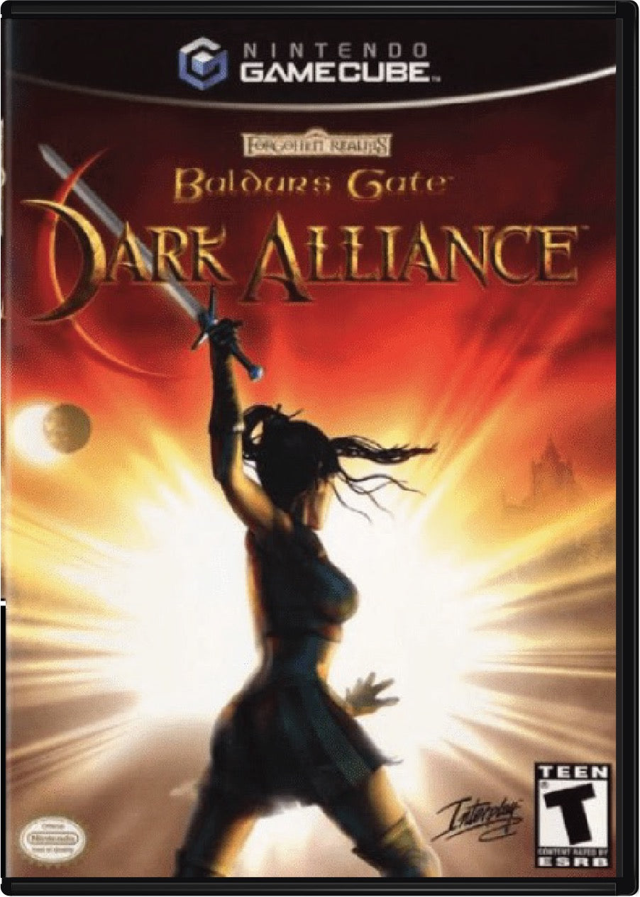 Baldur's Gate Dark Alliance Cover Art and Product Photo