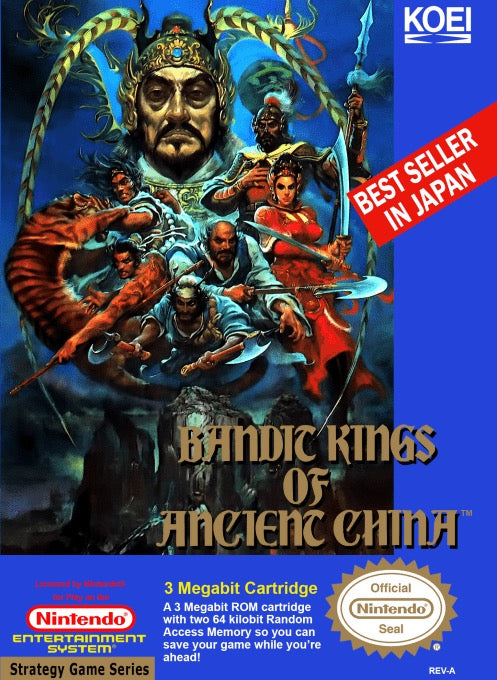 Bandit Kings of Ancient China - Nintendo NES