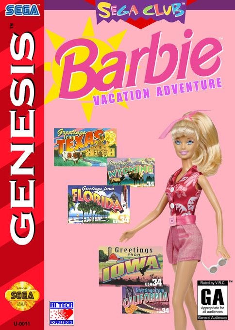 barbie sega genesis