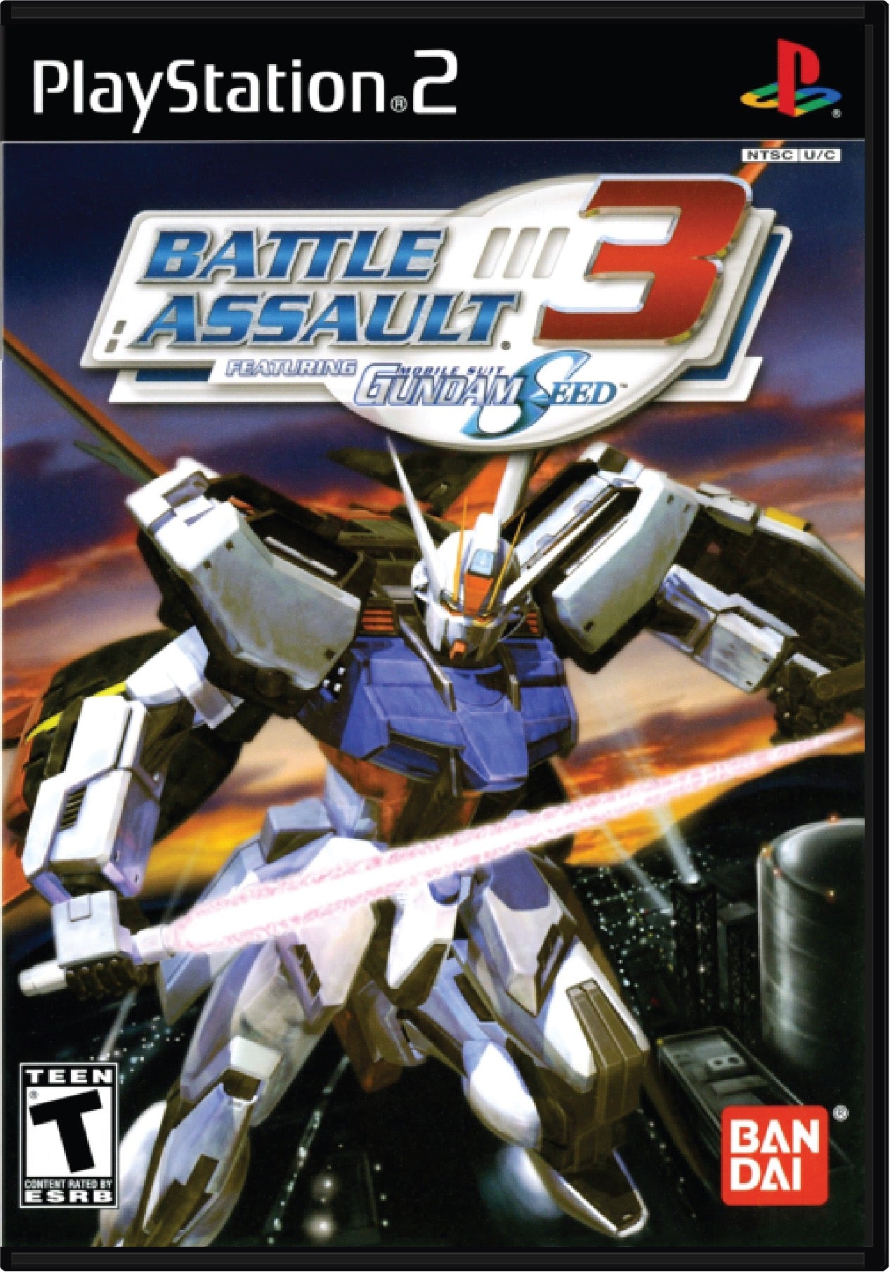 Battle Assault 3 Featuring Mobile Suit Gundam SEED Cover Art and Product Photo