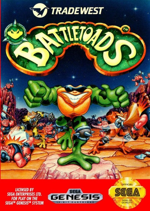 Battletoads Cover Art