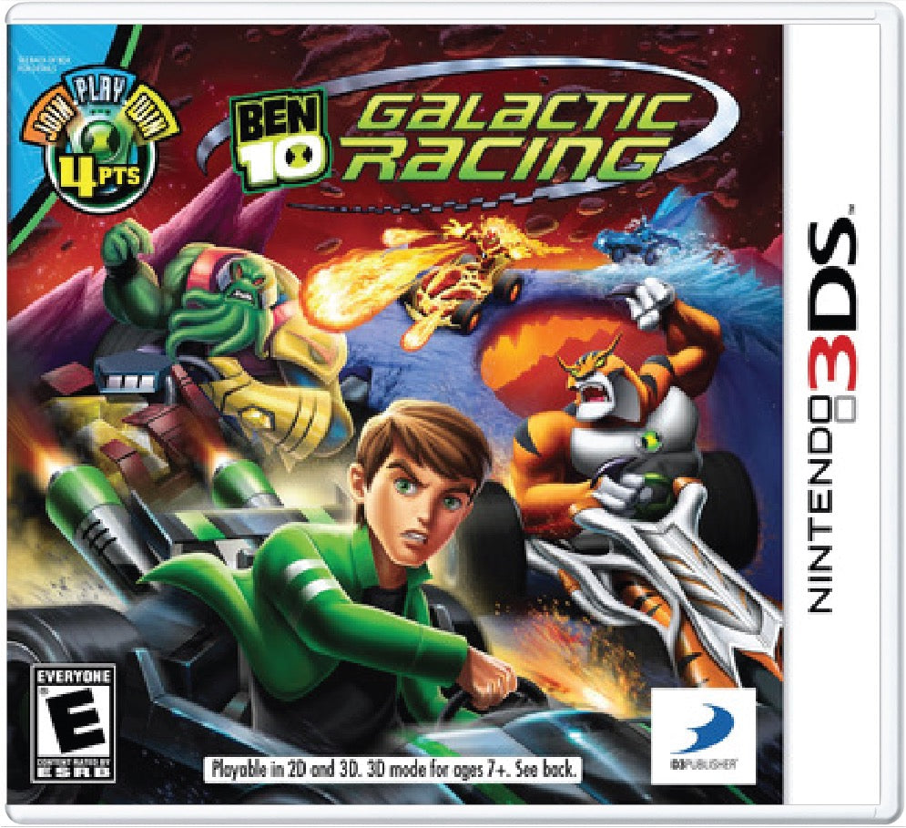 Ben 10 Galactic Racing Cover Art