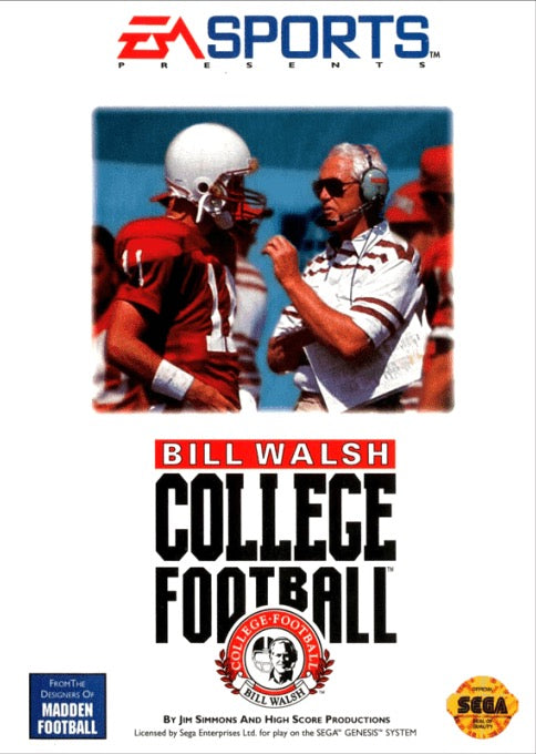 Bill Walsh College Football Cover Art