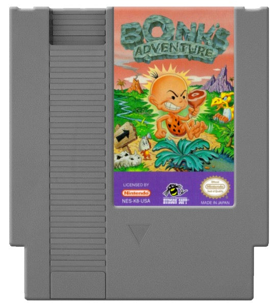 Bonk's Adventure Cover Art and Product Photo