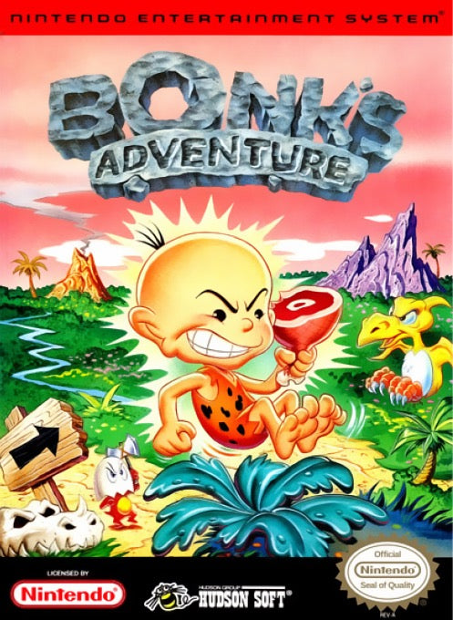 Bonk's Adventure - Nintendo NES