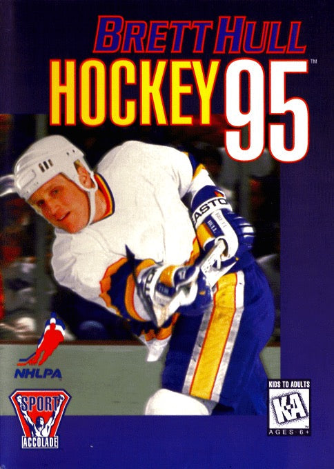 Brett Hull Hockey 95 Cover Art