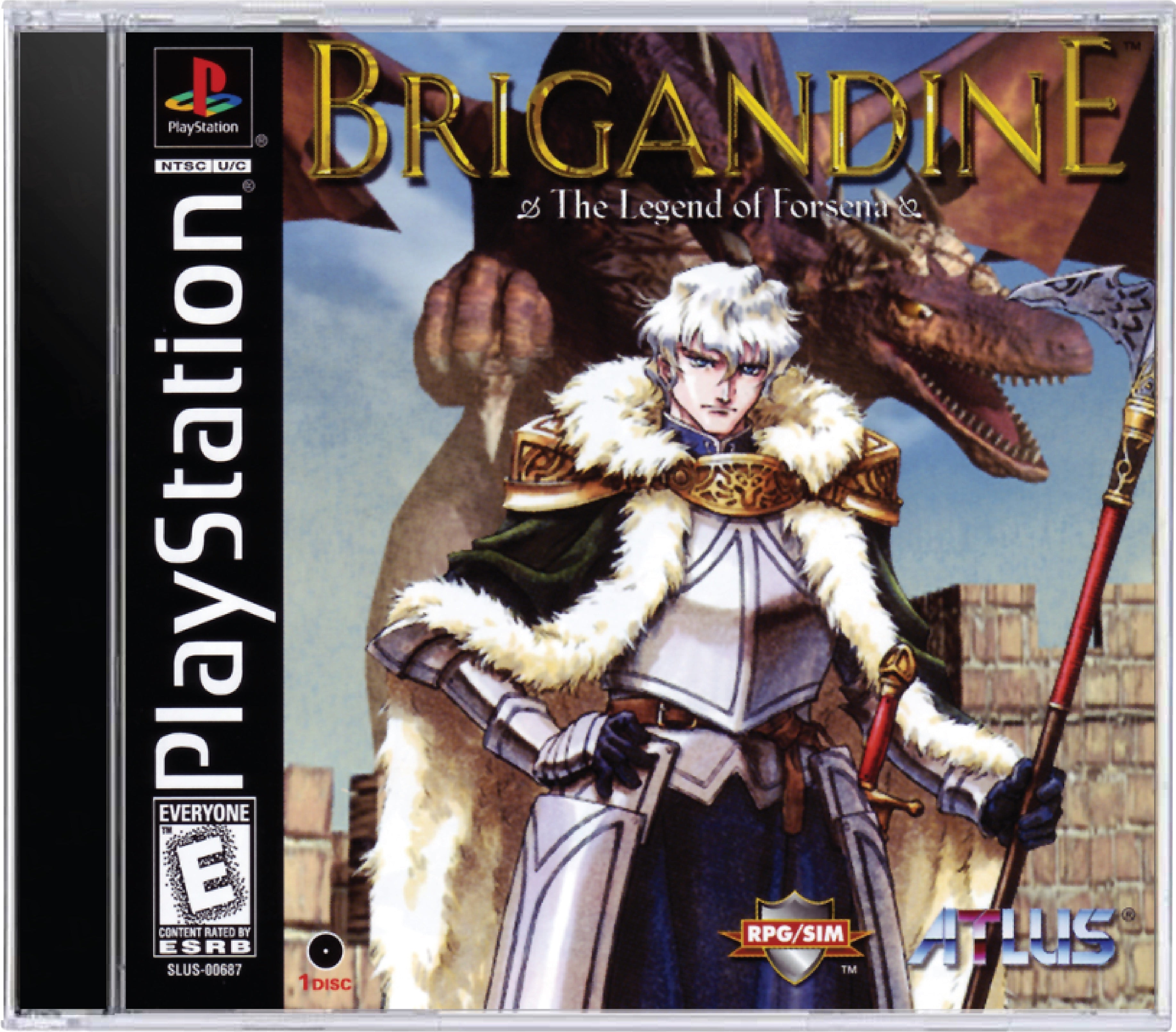 Brigandine The Legend of Forsena Cover Art and Product Photo