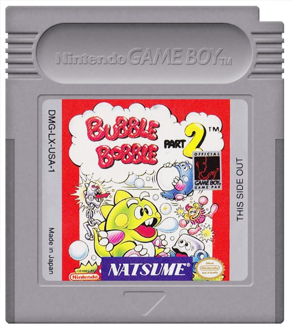 Bubble Bobble Part 2 Cartridge