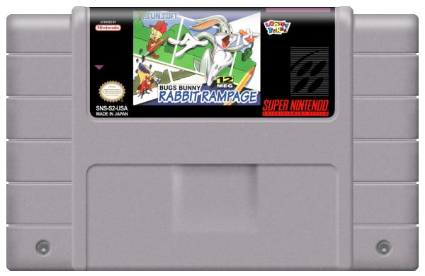 Bugs Bunny Rabbit Rampage Cartridge