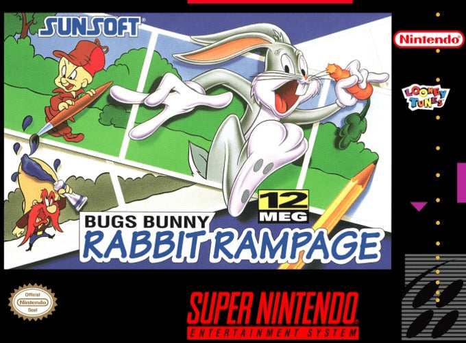 Bugs Bunny Rabbit Rampage Cover Art