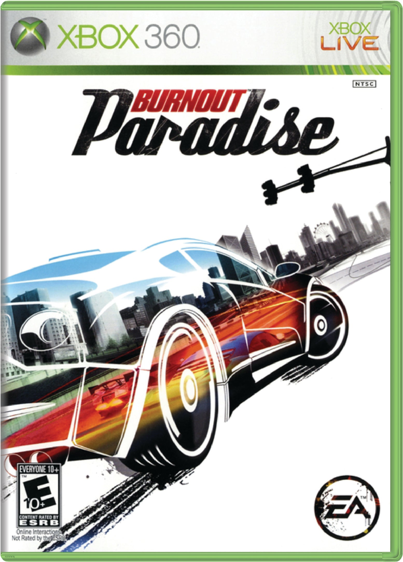 Burnout Paradise Cover Art