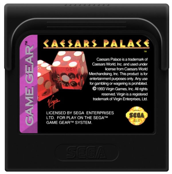 Caesar's Palace Cartridge