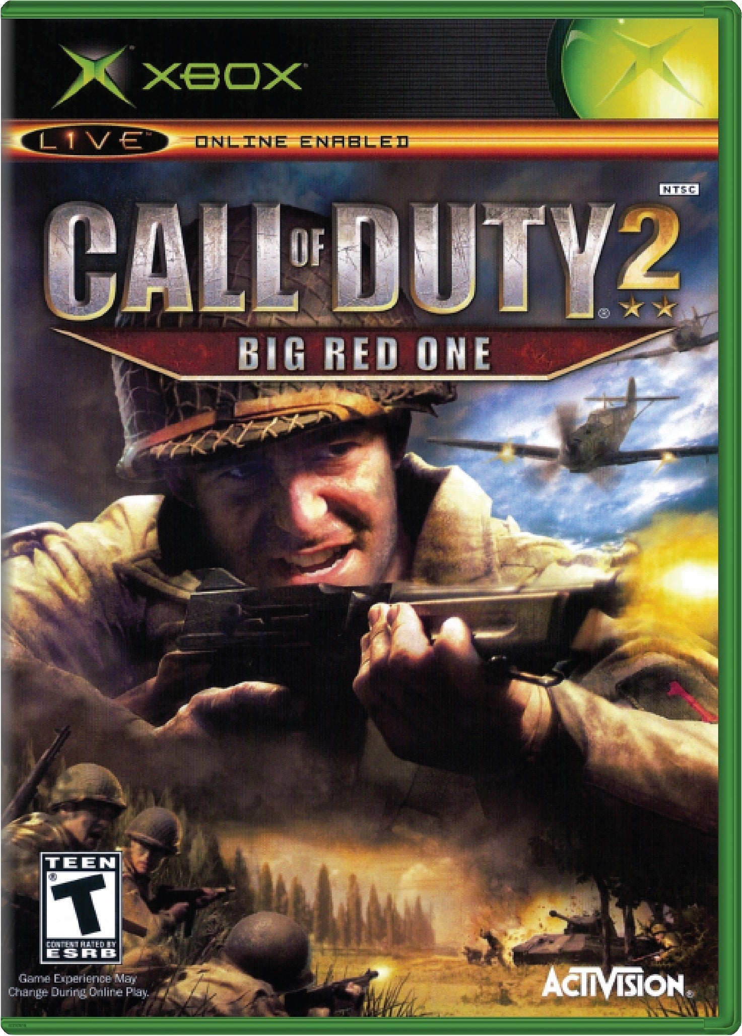 Call of Duty 2 Big Red One Cover Art