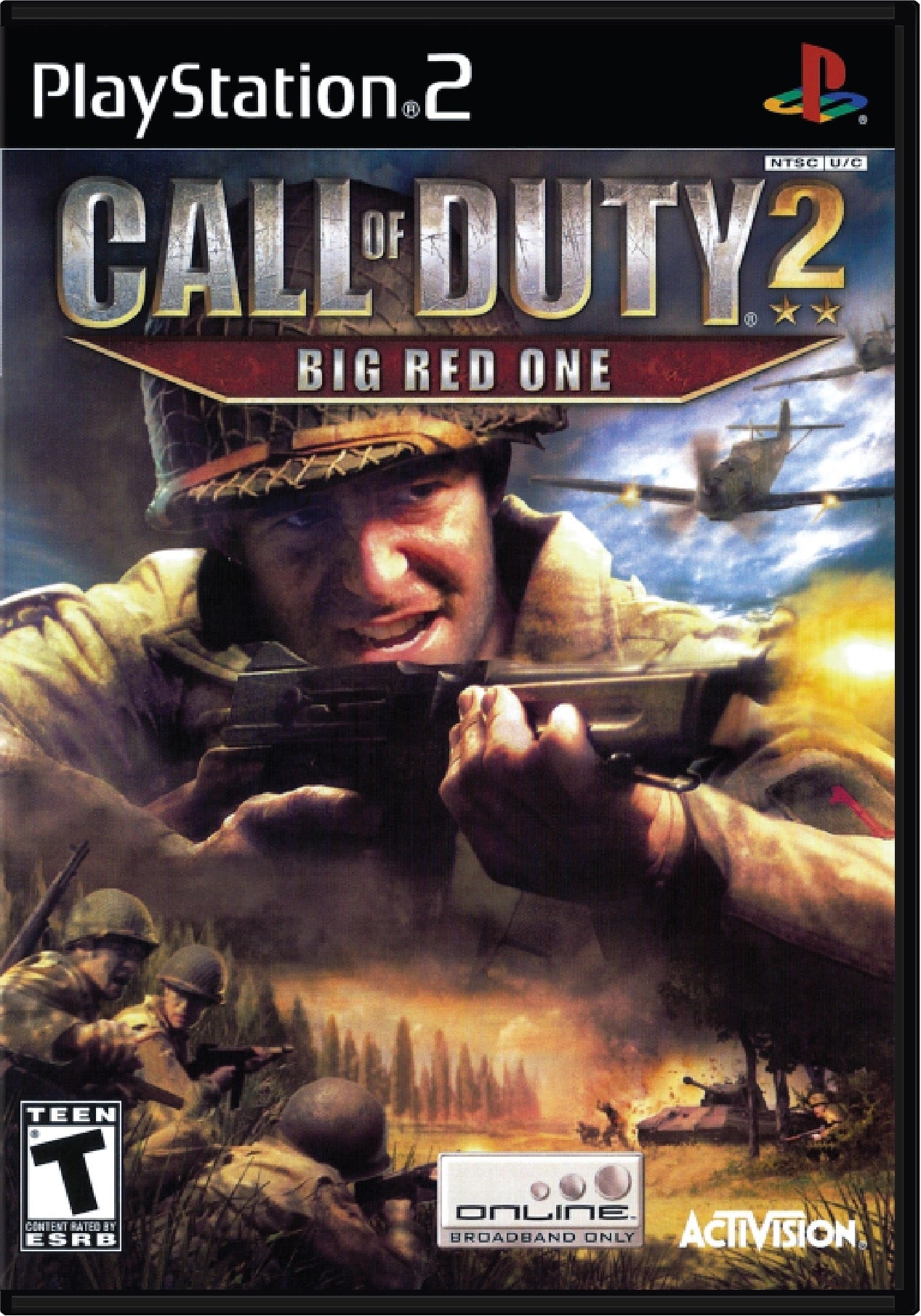 Call of Duty 2 Big Red One Cover Art and Product Photo