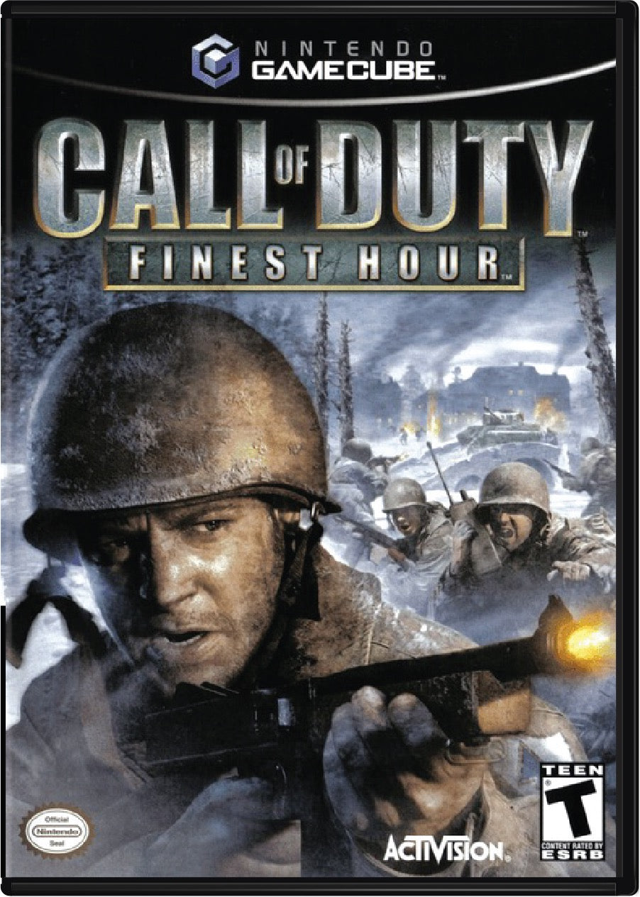 Call of Duty Finest Hour Cover Art and Product Photo