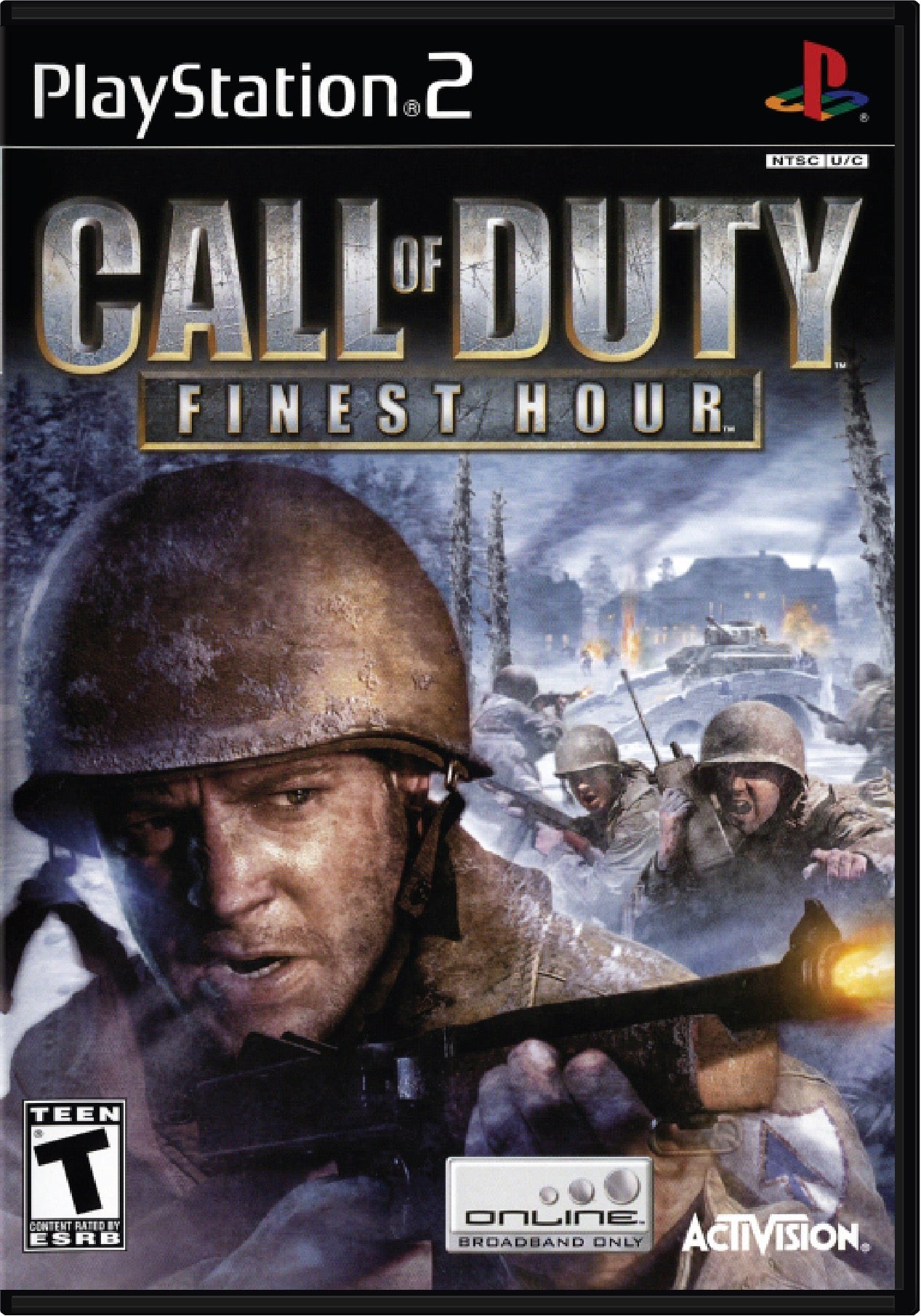 Call of Duty Finest Hour Cover Art and Product Photo