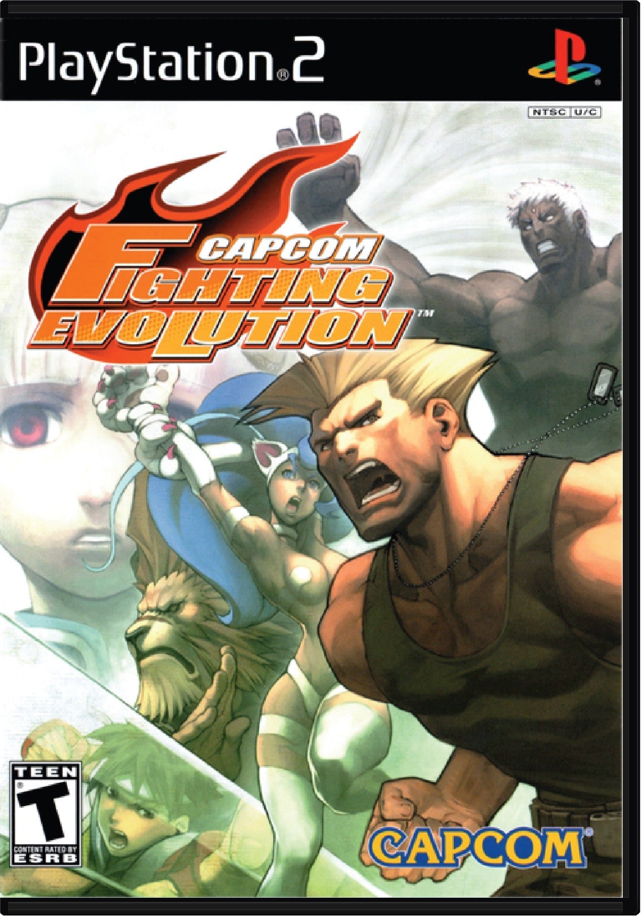 Capcom Fighting Evolution Cover Art and Product Photo