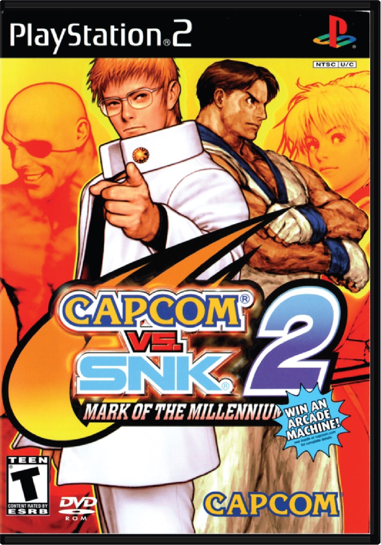 Capcom vs SNK 2 Mark of the Millennium Cover Art and Product Photo