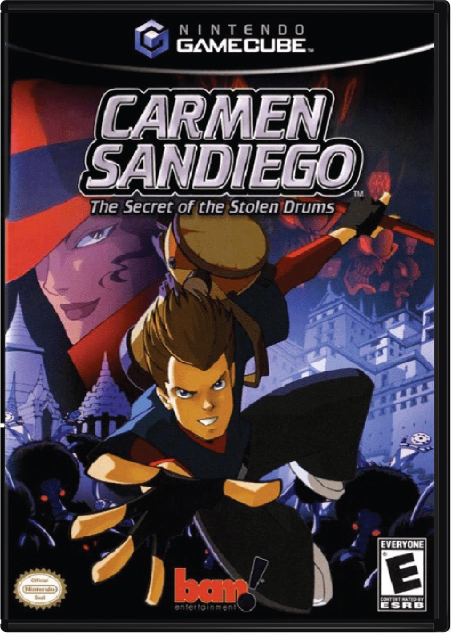 Carmen Sandiego The Secret of the Stolen Drums Cover Art and Product Photo