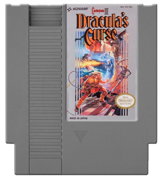 Castlevania III Dracula's Curse Cover Art and Product Photo