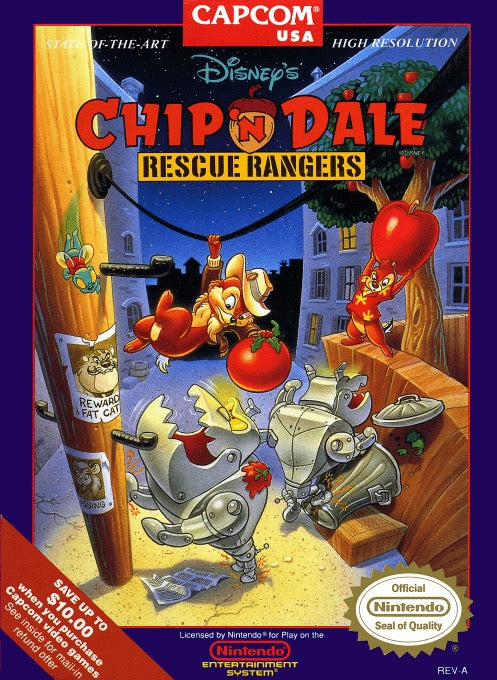 Chip and Dale Rescue Rangers - Nintendo NES