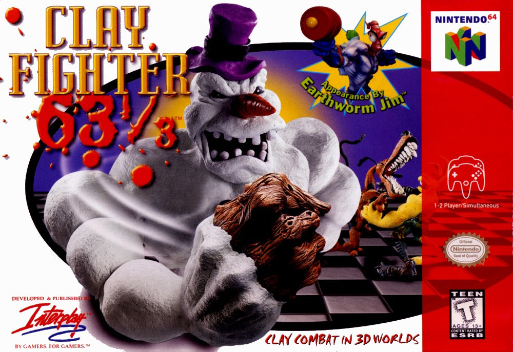 Clay Fighter 63 1/3 - Nintendo N64