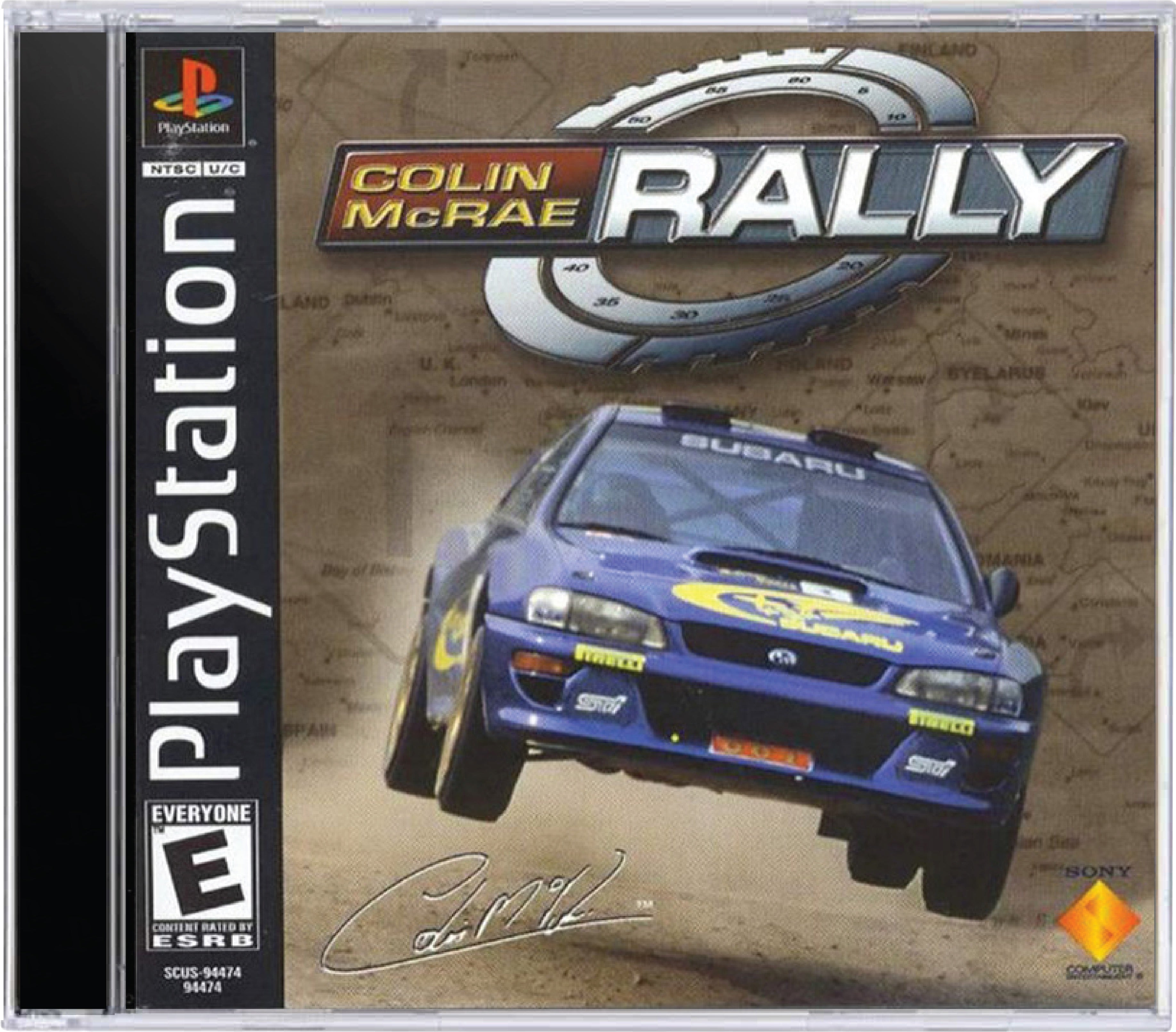 Colin McRae Rally Cover Art and Product Photo