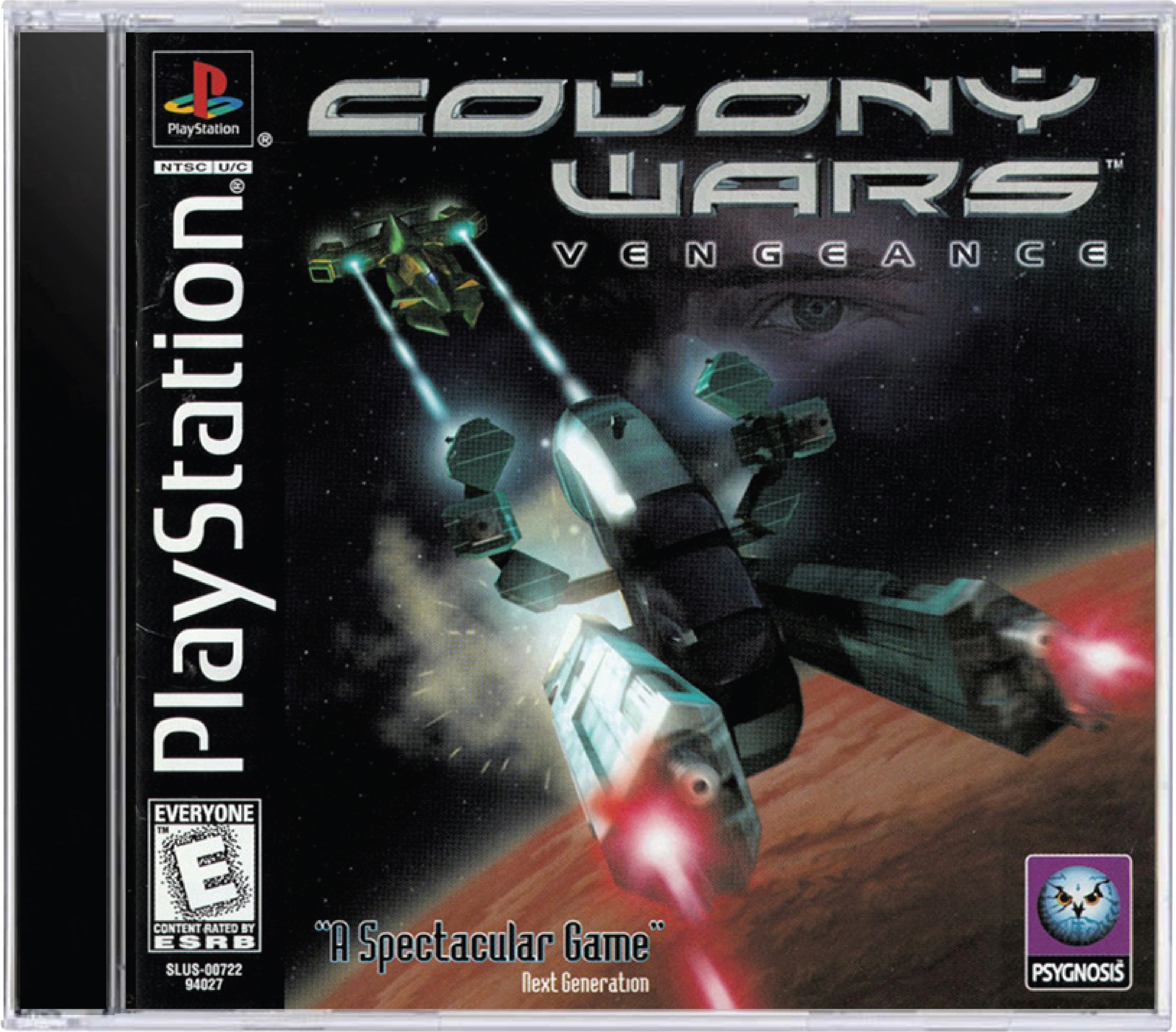 Colony Wars Vengeance Cover Art and Product Photo