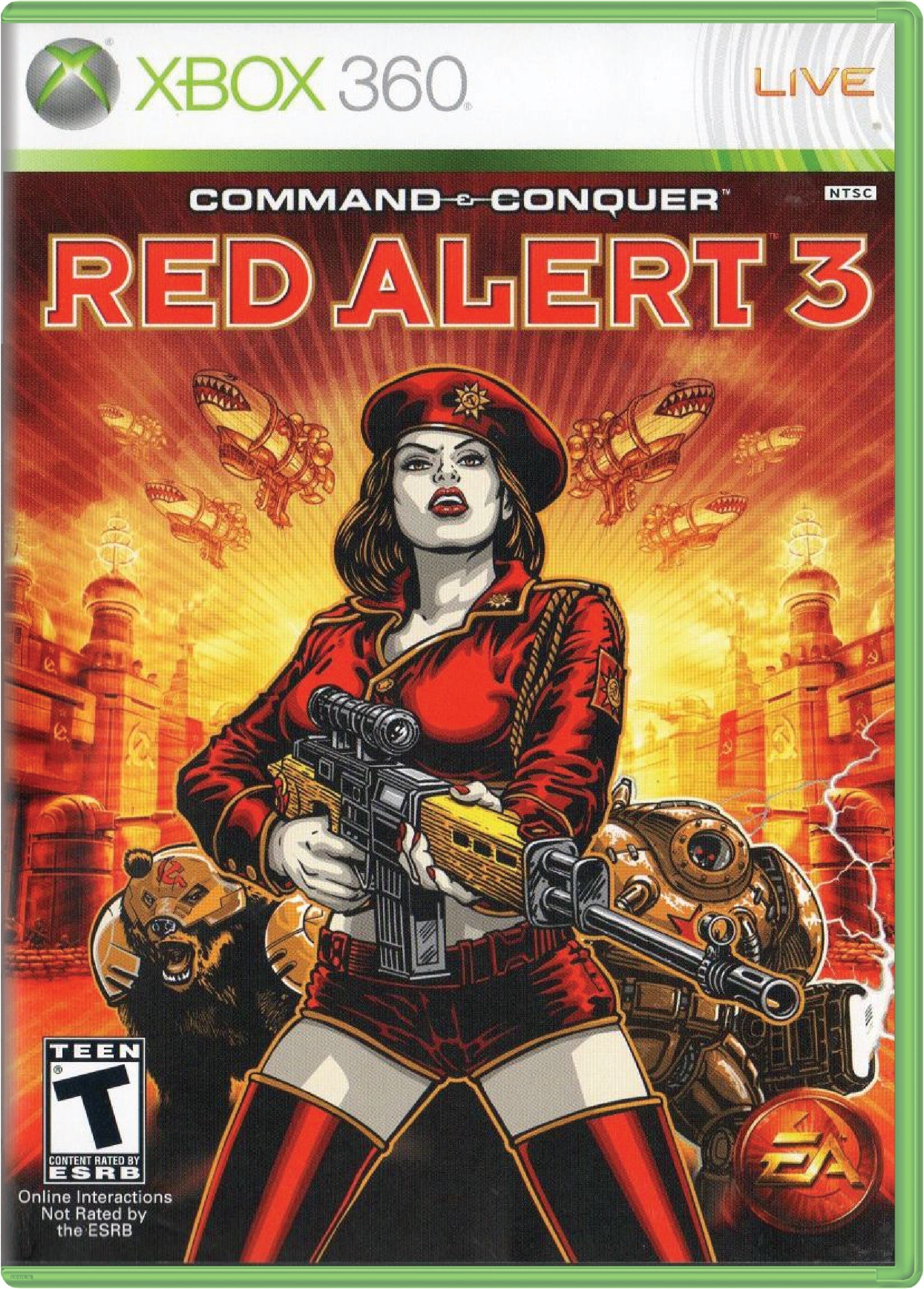 Command & Conquer Red Alert 3 Cover Art