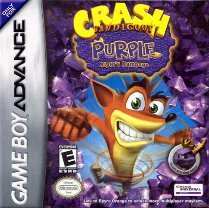 Crash Bandicoot Purple Cover Art