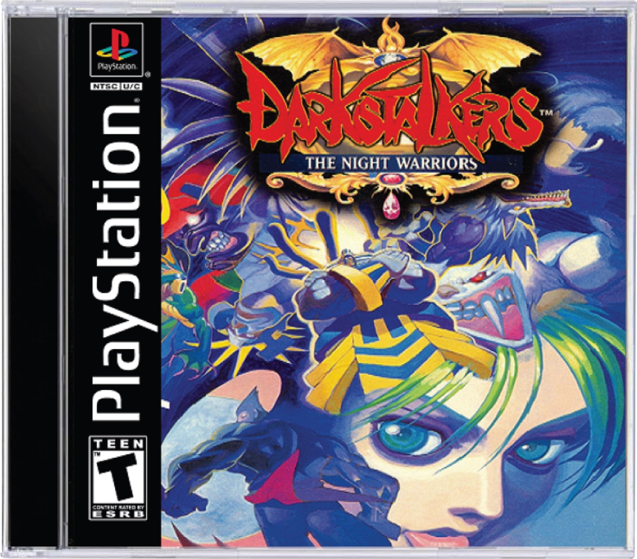 Darkstalkers The Night Warriors for Sony PlayStation 1 (PS1) | TVGC