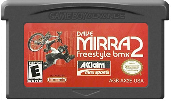 Dave mirra freestyle bmx 2 cheap gba