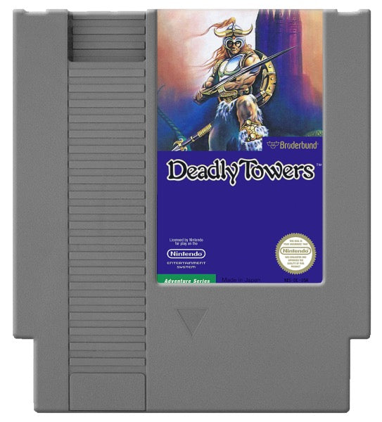 Deadly Towers Cover Art and Product Photo