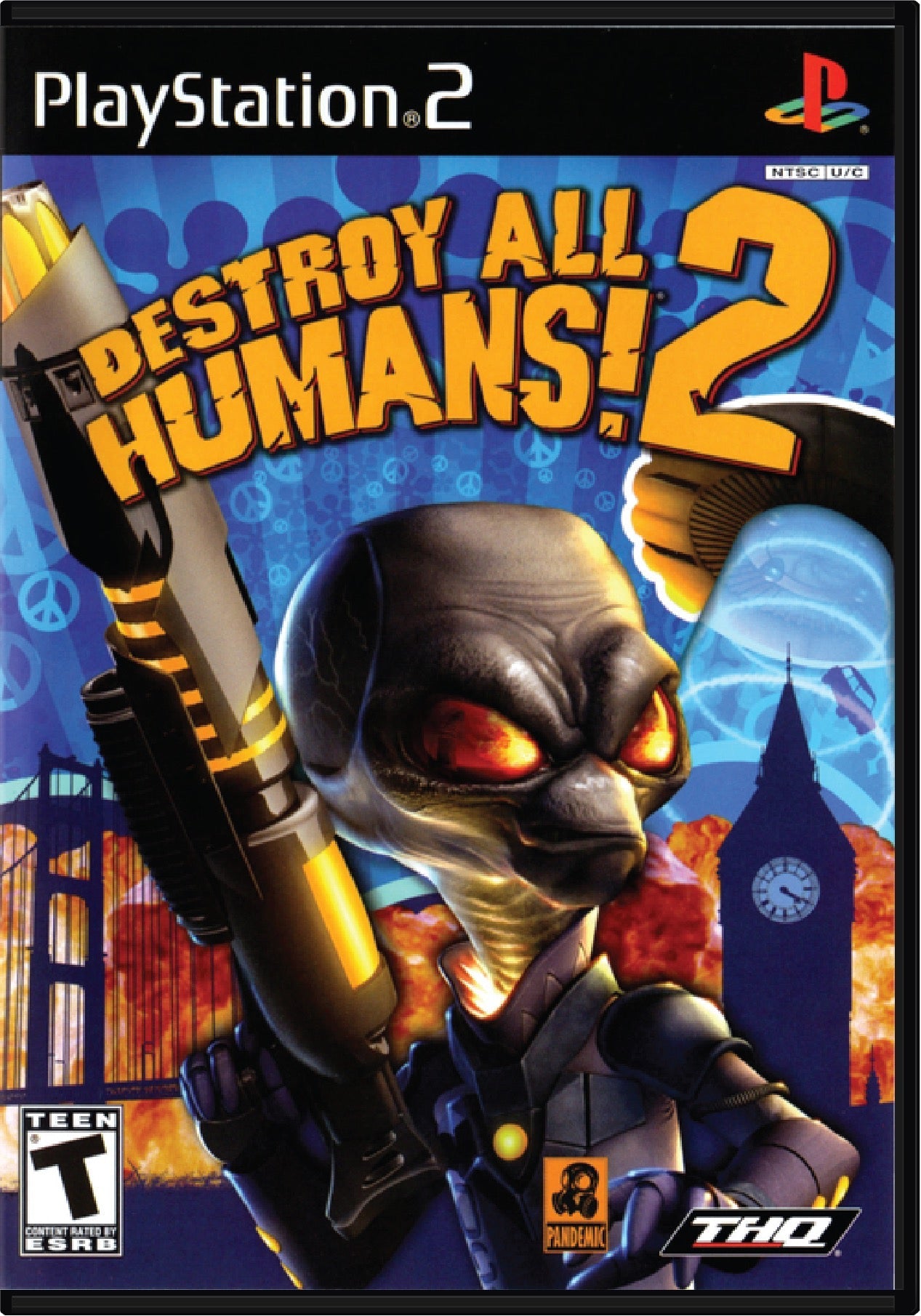 Destroy All Humans 2 Cover Art and Product Photo