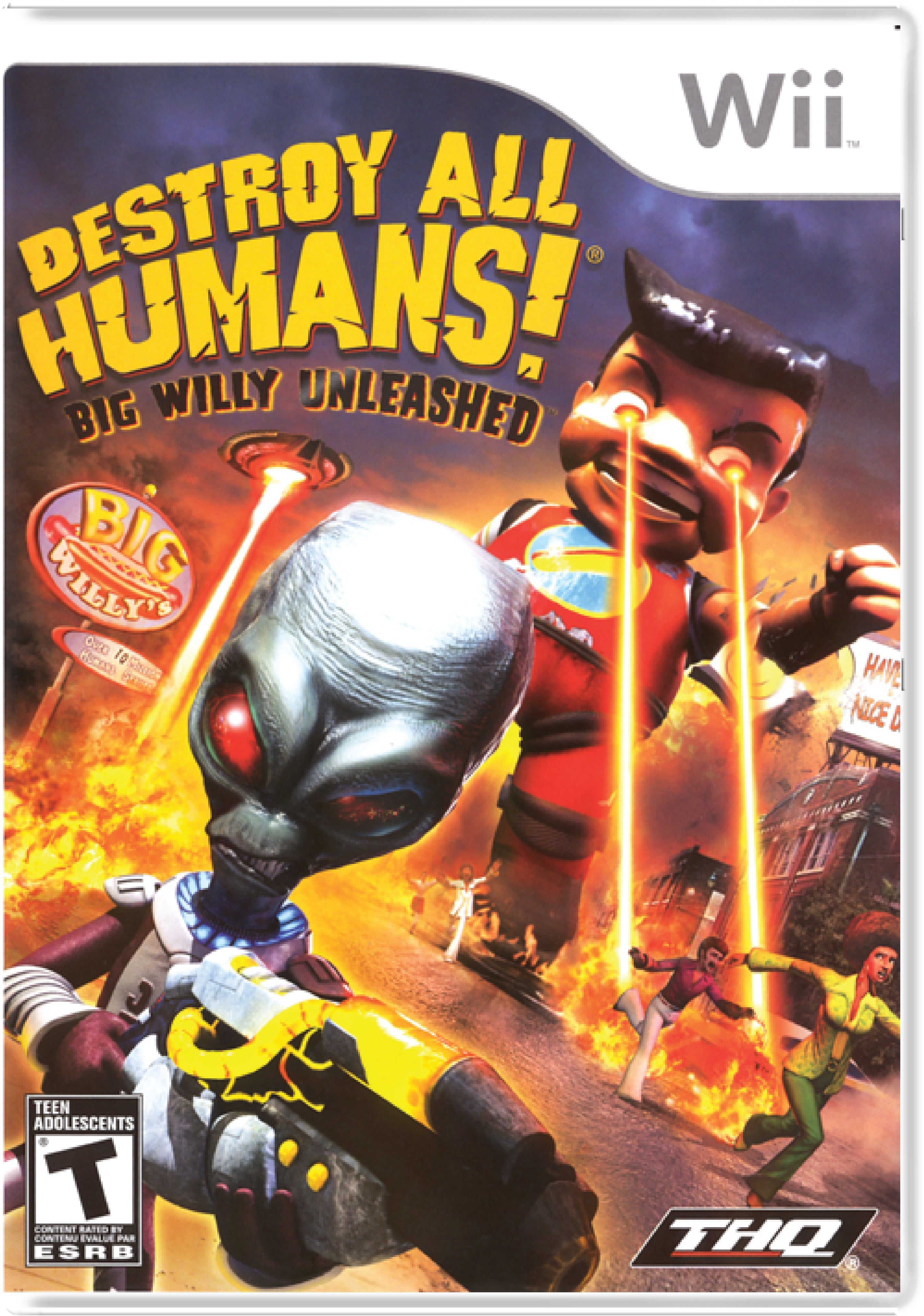 Destroy All Humans Big Willy Unleashed Cover Art