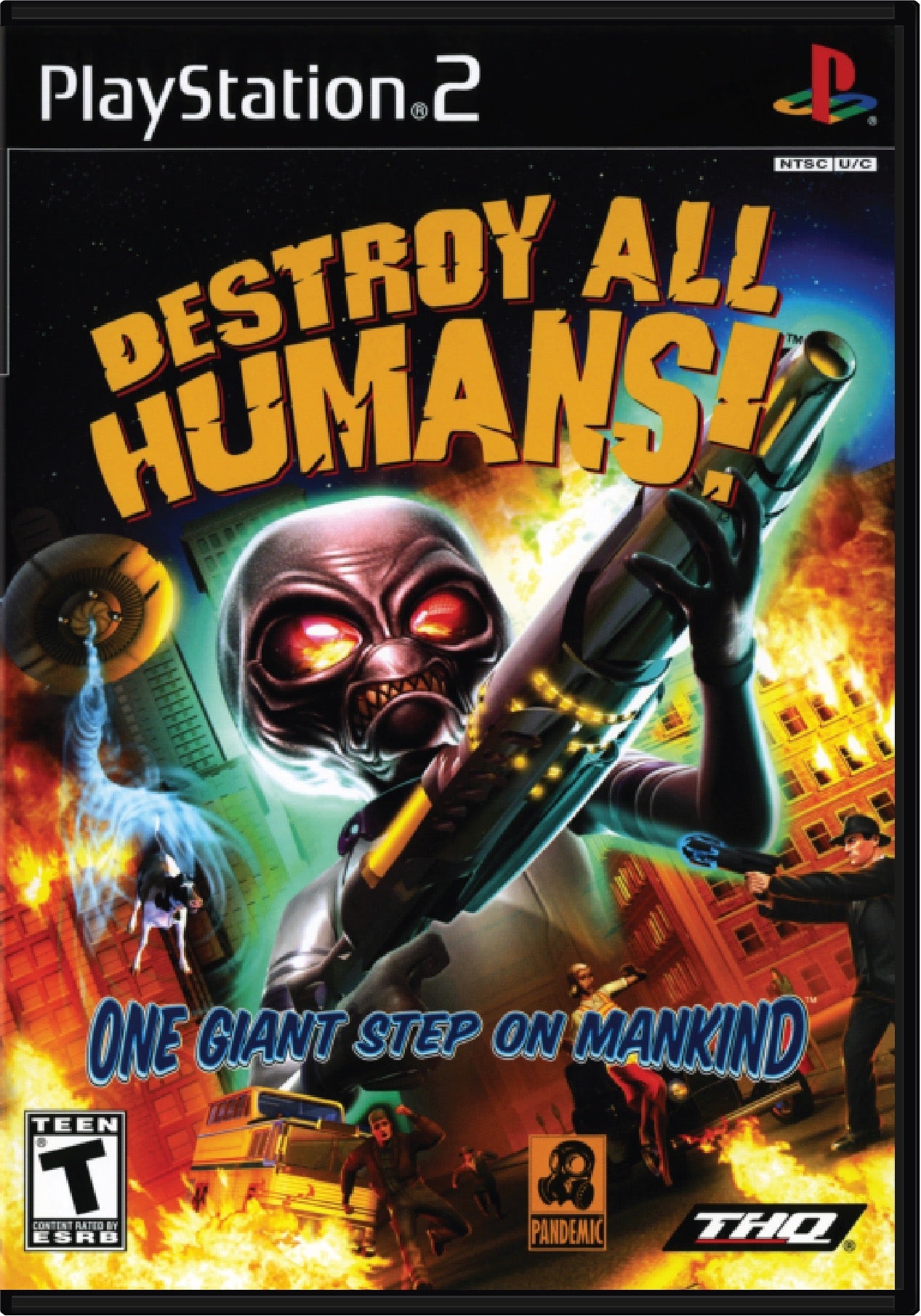 Destroy All Humans Cover Art and Product Photo