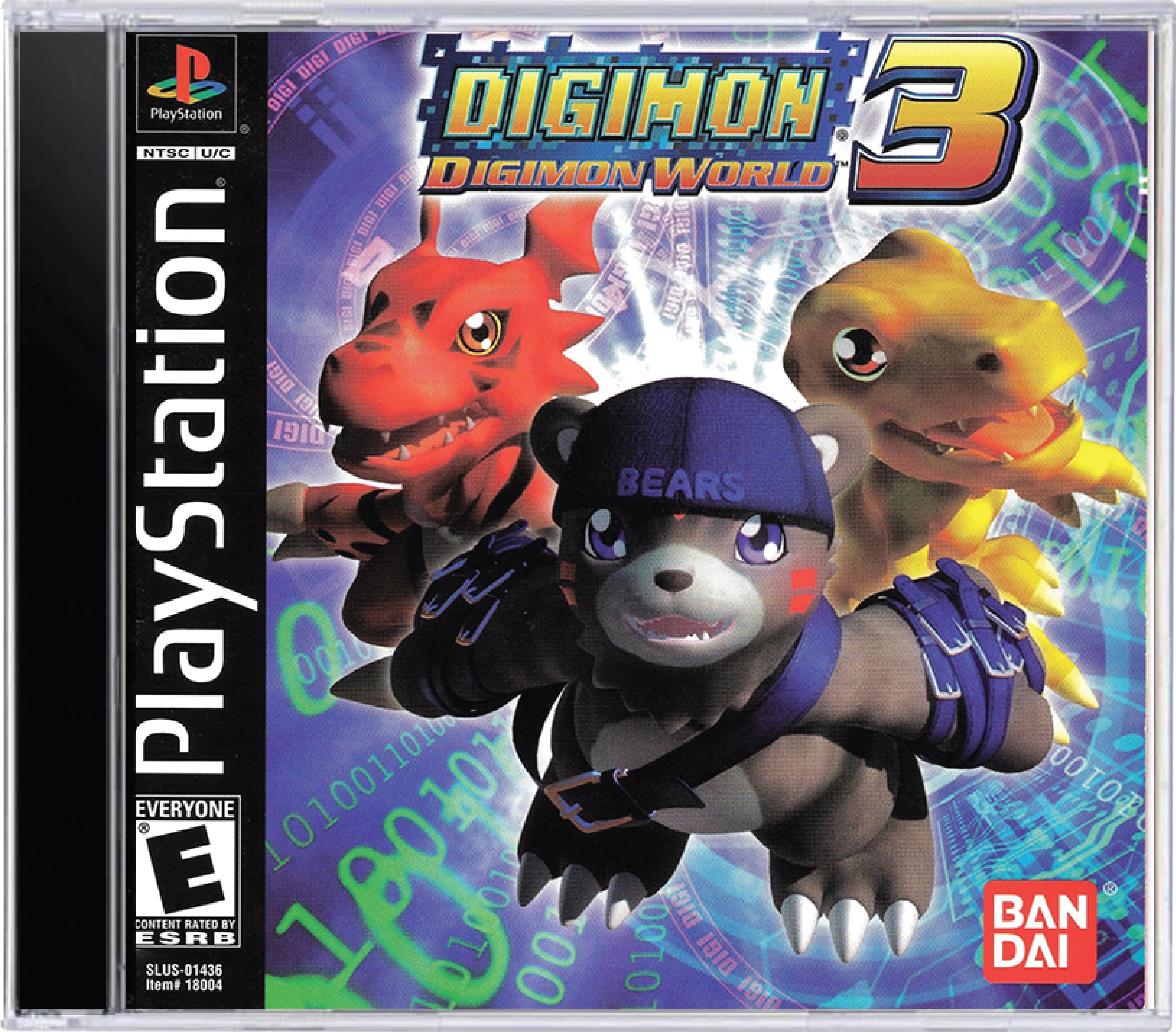 Digimon World 3 Cover Art and Product Photo