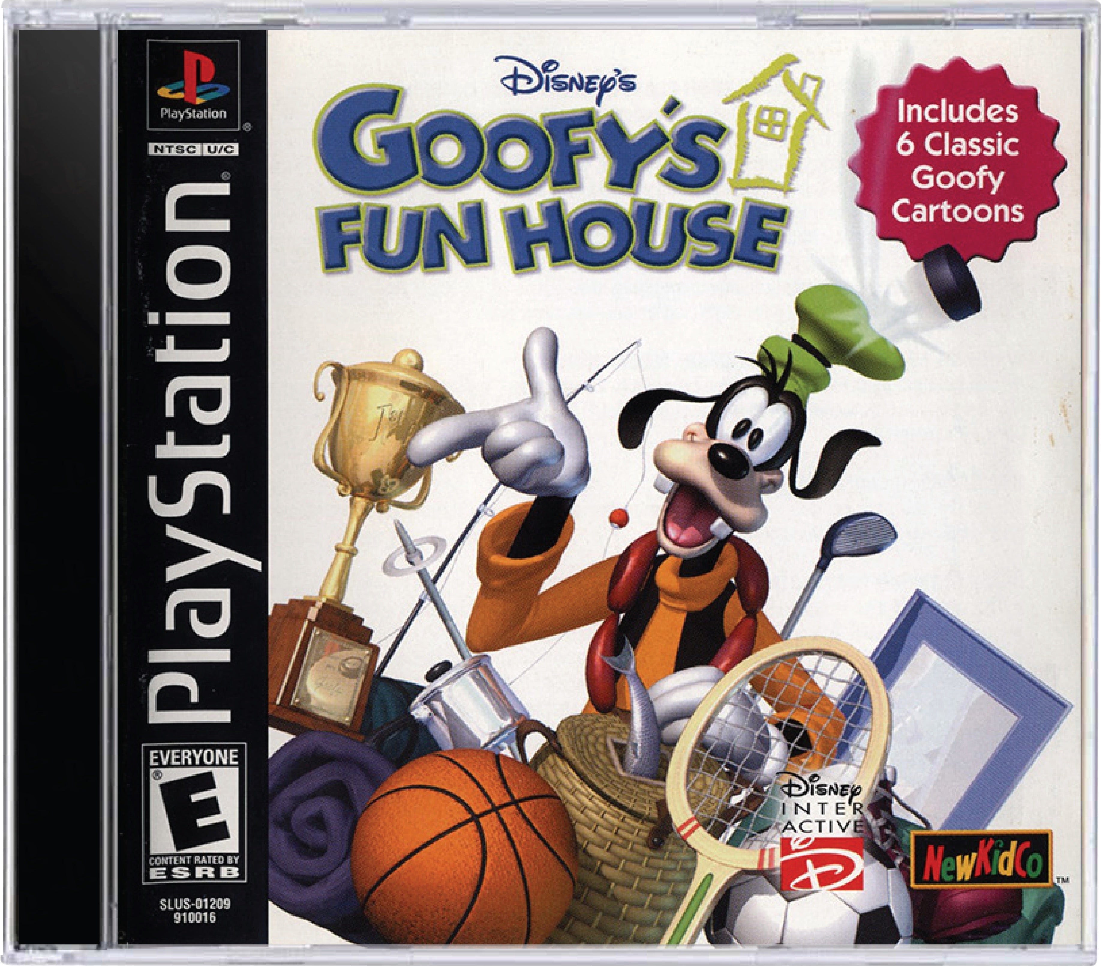 Disney's Goofy's Fun House Cover Art and Product Photo