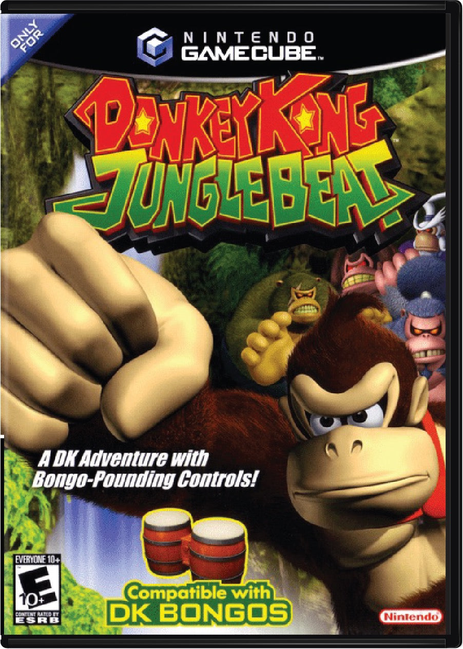 Donkey Kong Jungle Beat Cover Art and Product Photo