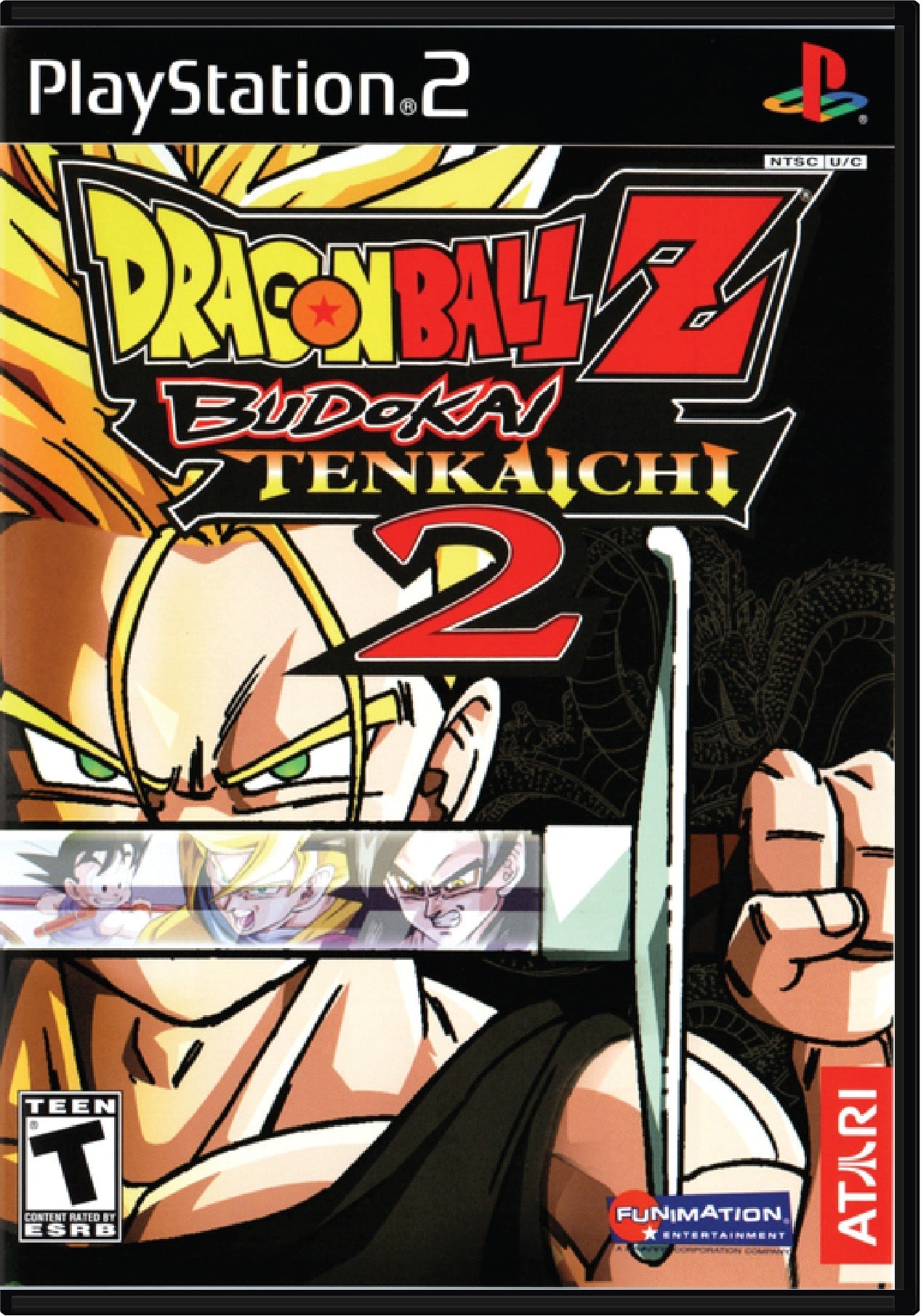 Dragon Ball Z Budokai Tenkaichi 2 Cover Art and Product Photo